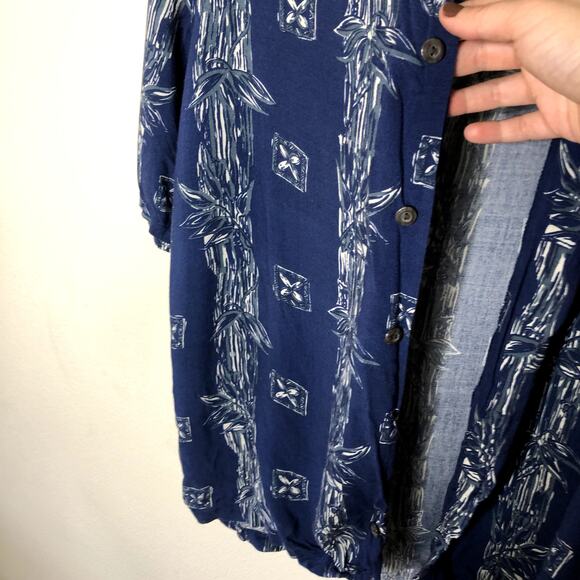 Ocean Current Vintage Hawaiian Shirt XL - Picture 2 of 9